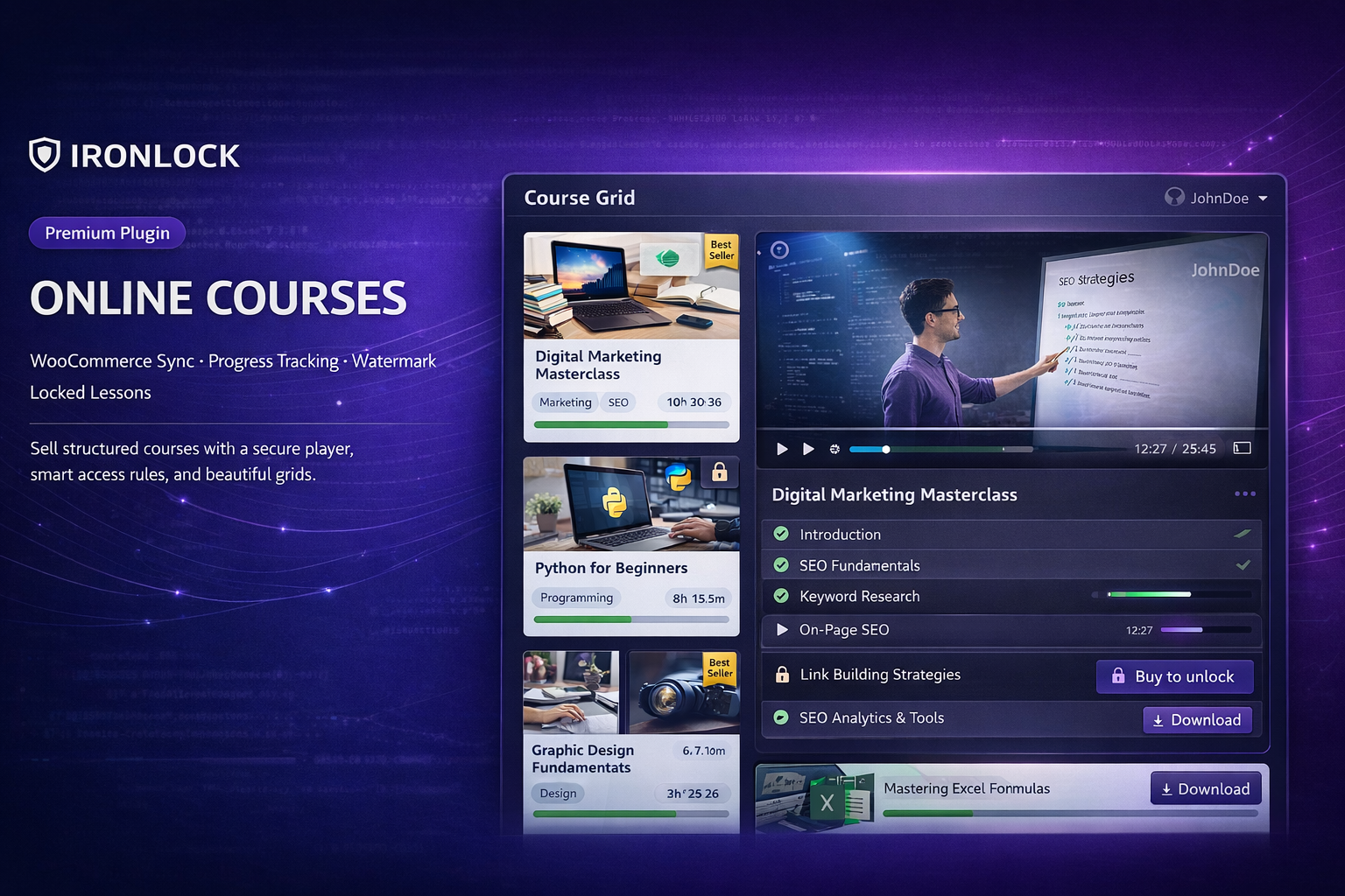 Ironlock Online Courses