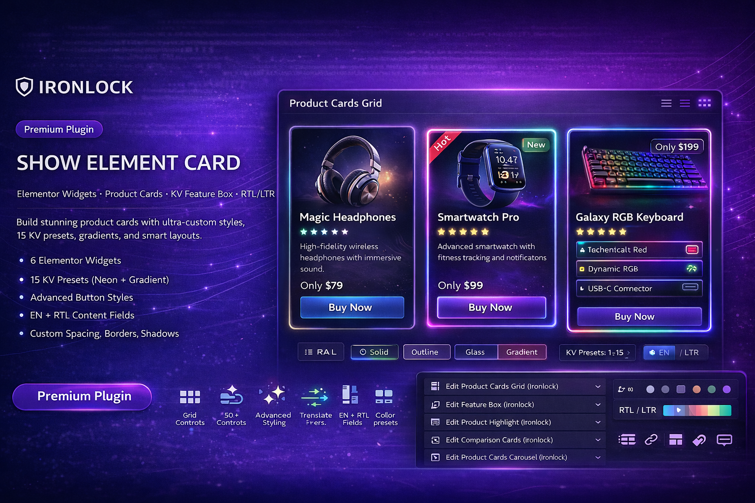 Show Element Card